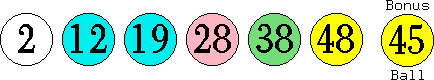 02 12 19 28 38 48 (45)