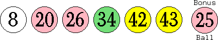 08 20 26 34 42 43 (25)