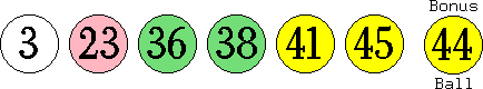 03 23 36 38 41 45 (44)