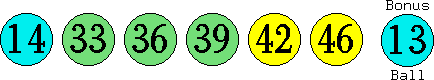 14 33 36 39 42 46 (13)