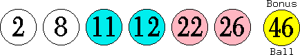02 08 11 12 22 26 (46)