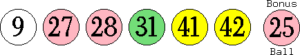 09 27 28 31 41 42 (25)