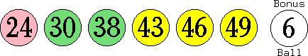 24 30 38 43 46 49 (06)