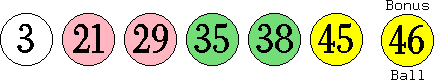 03 21 29 35 38 45 (46)