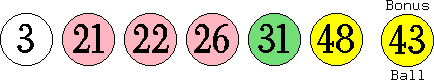 03 21 22 26 31 48 (43)