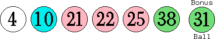 04 10 21 22 25 38 (31)