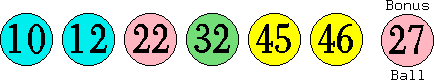 10 12 22 32 45 46 (27)