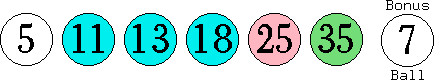 05 11 13 18 25 35 (07)