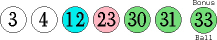 03 04 12 23 30 31 (33)