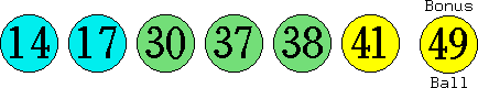 14 17 30 37 38 41 (49)