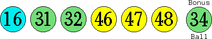 16 31 32 46 47 48 (34)
