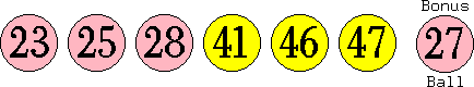 23 25 28 41 46 47 (27)