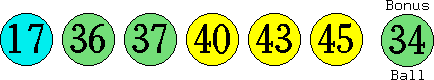 17 36 37 40 43 45 (34)
