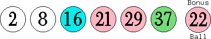 02 08 16 21 29 37 (22)