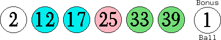 02 12 17 25 33 39 (01)