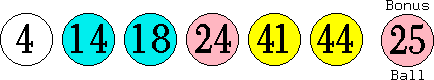 04 14 18 24 41 44 (25)