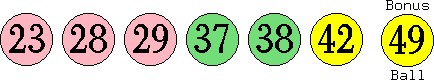 23 28 29 37 38 42 (49)