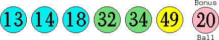 13 14 18 32 34 49 (20)