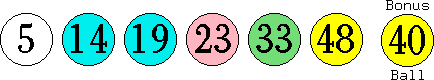 05 14 19 23 33 48 (40)