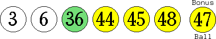 03 06 36 44 45 48 (47)