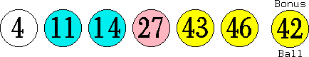 04 11 14 27 43 46 (42)