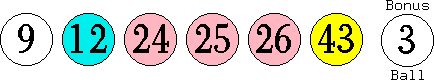 09 12 24 25 26 43 (03)