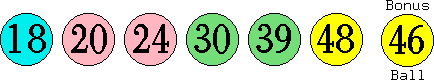 18 20 24 30 39 48 (46)