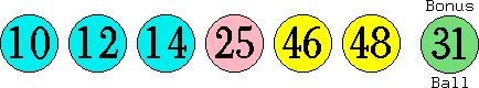 10 12 14 25 46 48 (31)