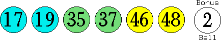 17 19 35 37 46 48 (02)