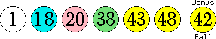 01 18 20 38 43 48 (42)