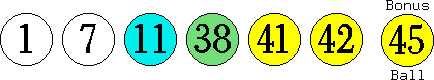 01 07 11 38 41 42 (45)