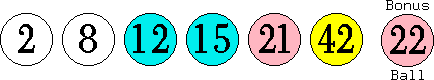 02 08 12 15 21 42 (22)