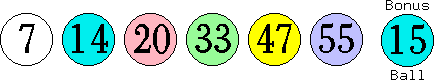 07 14 20 33 47 55 (15)