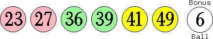 23 27 36 39 41 49 (06)
