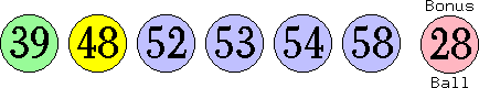 39 48 52 53 54 58 (28)
