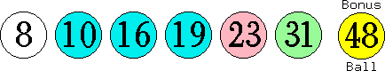 08 10 16 19 23 31 (48)