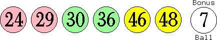 24 29 30 36 46 48 (07)
