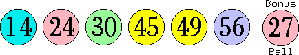 14 24 30 45 49 56 (27)