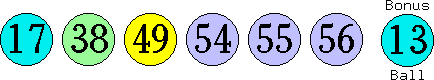 17 38 49 54 55 56 (13)