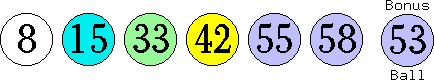 08 15 33 42 55 58 (53)