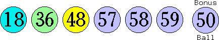 18 36 48 57 58 59 (50)