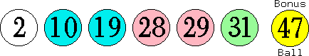 02 10 19 28 29 31 (47)