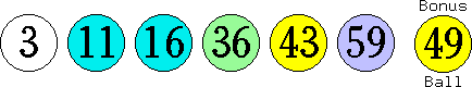 03 11 16 36 43 59 (49)