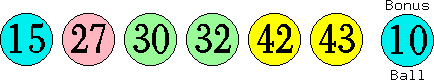 15 27 30 32 42 43 (10)