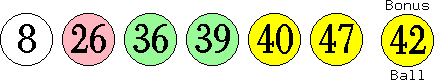 08 26 36 39 40 47 (42)