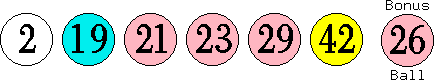 02 19 21 23 29 42 (26)