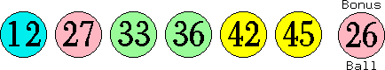 12 27 33 36 42 45 (26)