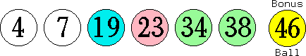 04 07 19 23 34 38 (46)