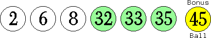 02 06 08 32 33 35 (45)