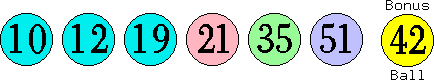 10 12 19 21 35 51 (42)